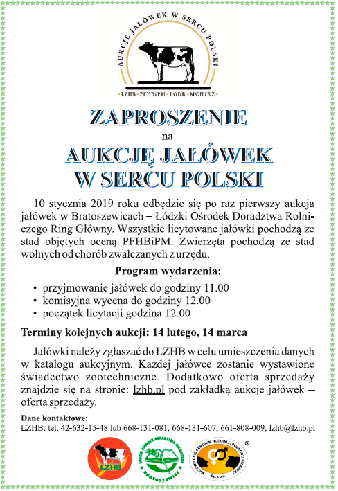Aukcje Jałówek w Sercu Polski