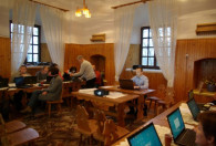Zdjęcie przedstawia uczestników podczas ćwiczeń - Piotrków Trybunalski 20.11.2014 r.